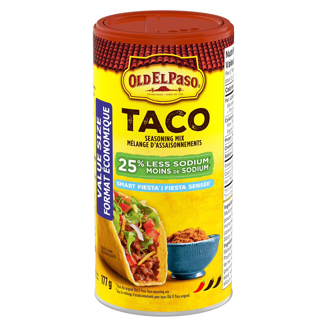 Smart Fiesta Taco Seasoning Mix Value Size Old El Paso